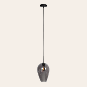 Steinhauer Drovia Hanglamp Eettafel | Smoke Glas, In Hoogte Verstelbaar, Industrieel Design