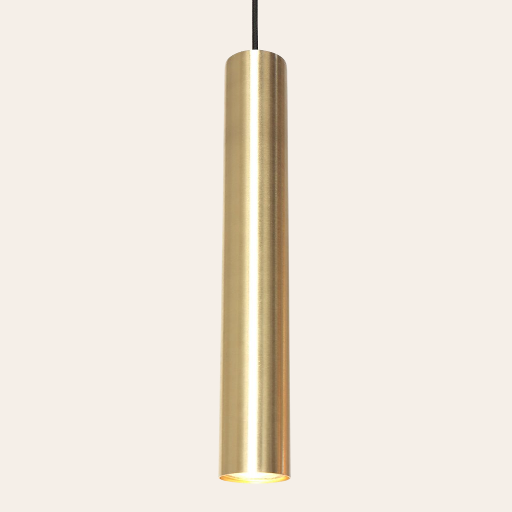 Steinhauer Bollique Hanglamp 5-lichts | Messing, Amberglas, Verstelbaar Steinhauer