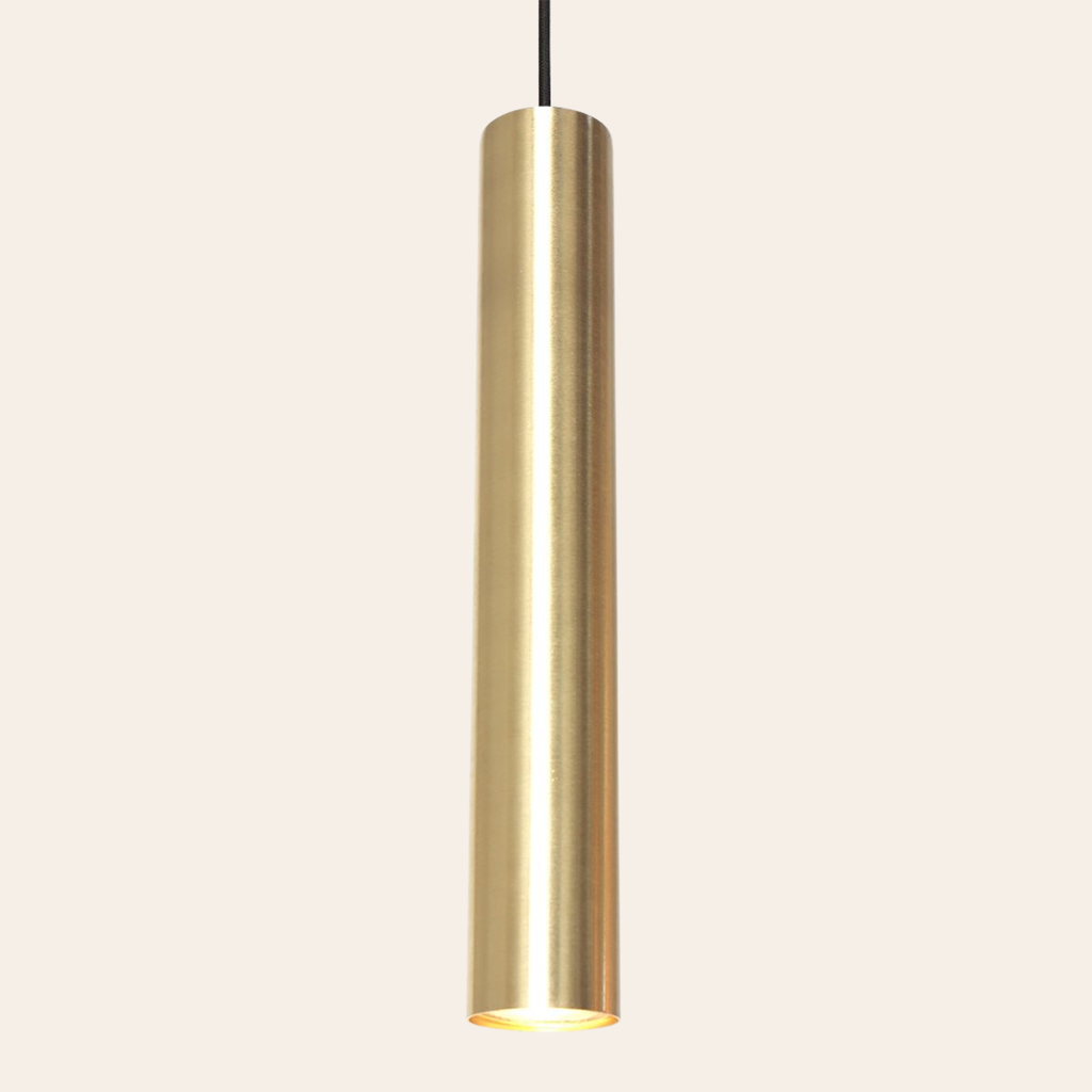 Steinhauer Bollique Hanglamp 5-lichts | Messing, Amberglas, Verstelbaar