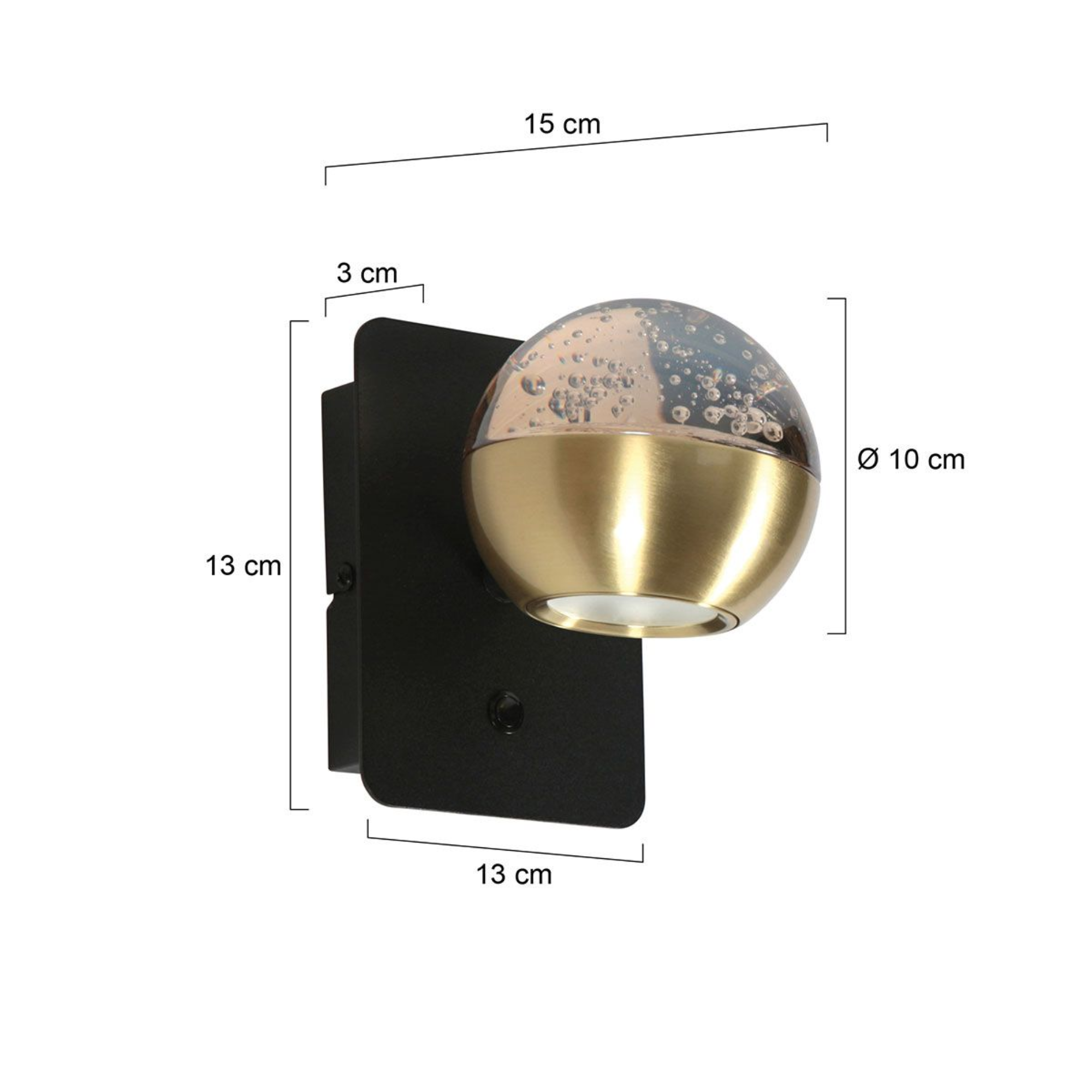 Steinhauer Belluno Wandlamp Goud | Geïntegreerde LED, Dim To Warm, Luxe Ontwerp