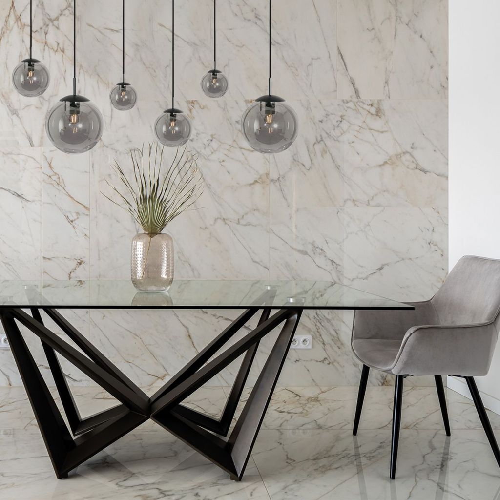 Steinhauer Bollique Hanglamp Zwart | 6-Lichts, Verstelbare Hoogte voor Eettafel en Woonkamer Steinhauer