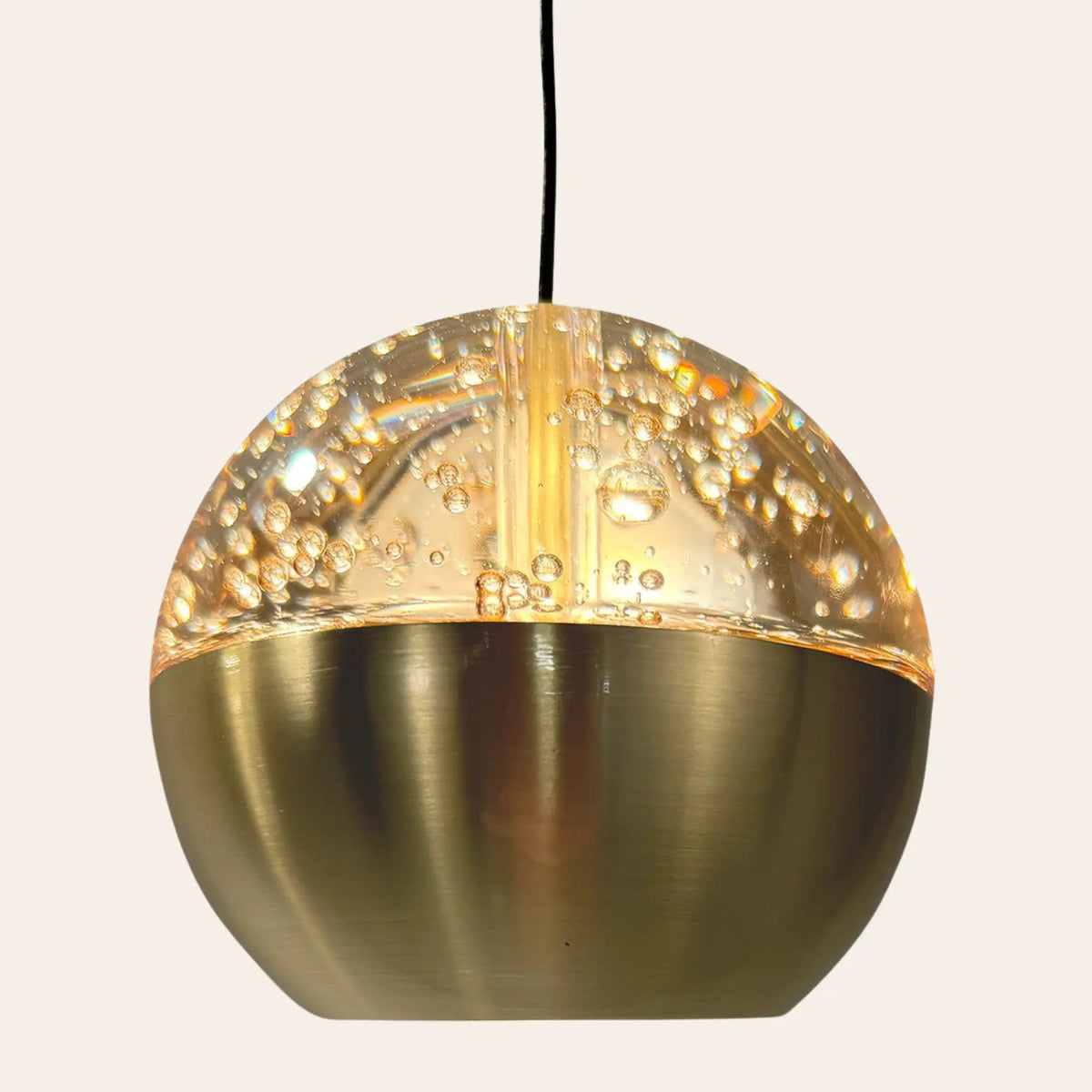 Steinhauer Belluno Hanglamp | Messing, Vijf Lichtpunten, Dim-to-Warm voor Eettafel Steinhauer