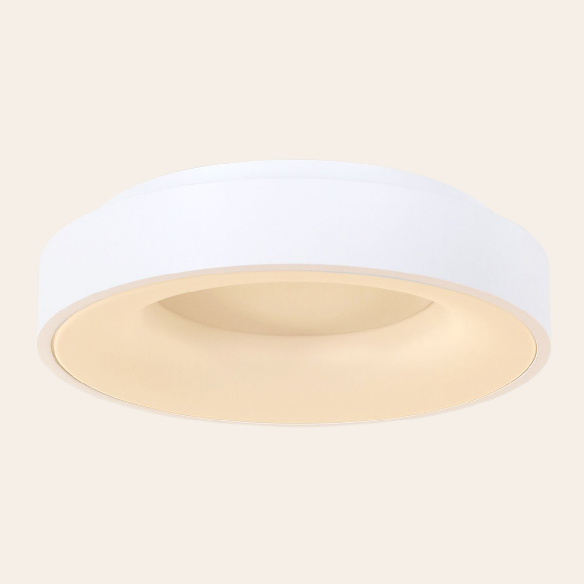 Steinhauer Ringlede Plafondlamp | Witte LED Ø48 cm, Dimbaar voor Slaapkamer en Woonruimte Steinhauer
