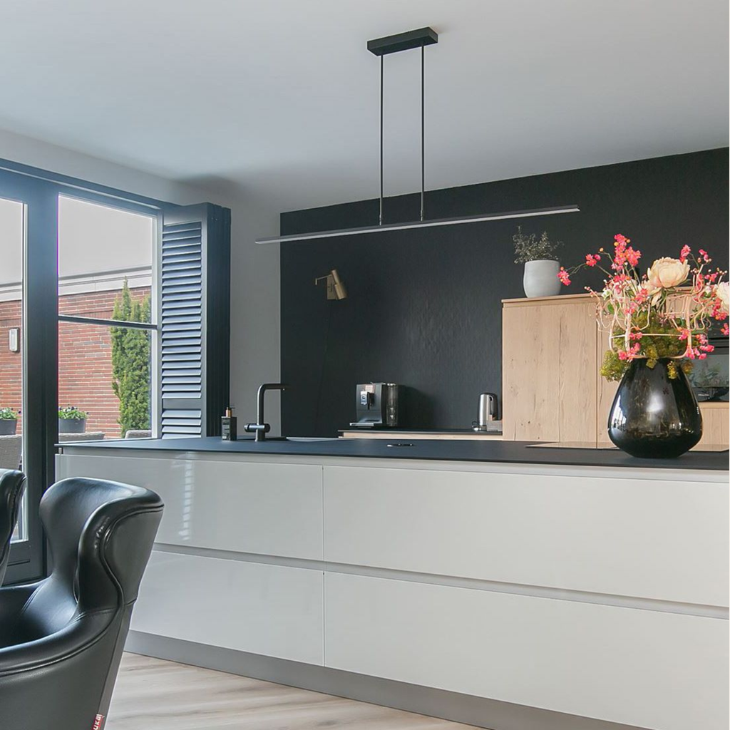 Steinhauer Zelena Hanglamp Zwart | LED, Dimbaar Licht voor Eettafel