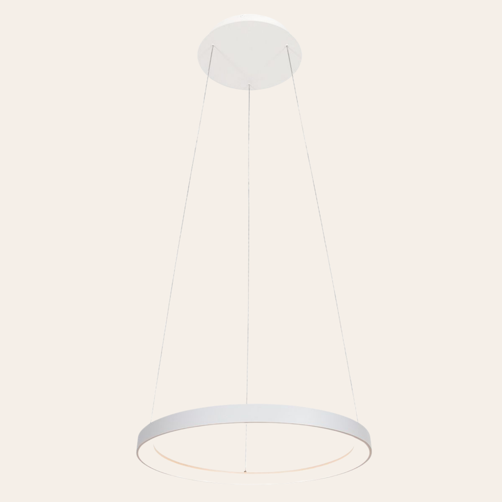 Steinhauer Ringlede Hanglamp Wit | Dimbaar, Verstelbaar, Modern Ringdesign Steinhauer