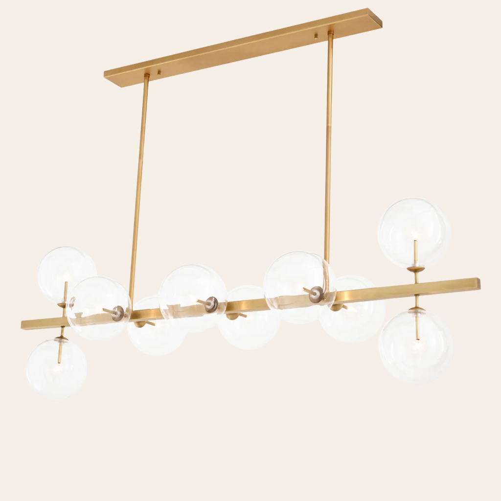 Eichholtz Largo Hanglamp Eettafel | Antiek Messing, Retro-Chic Design