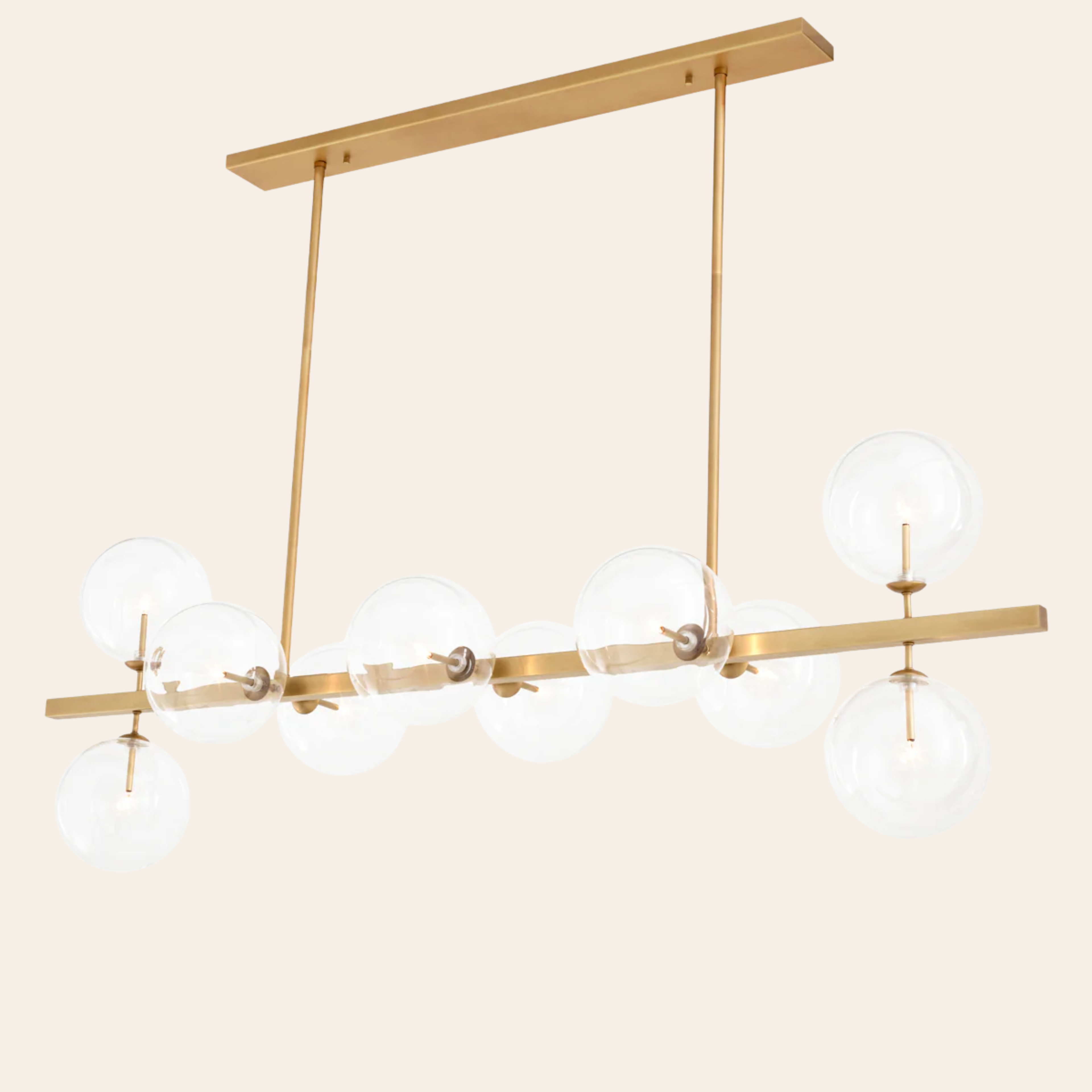 Eichholtz Largo Hanglamp Eettafel | Antiek Messing, Retro-Chic Design