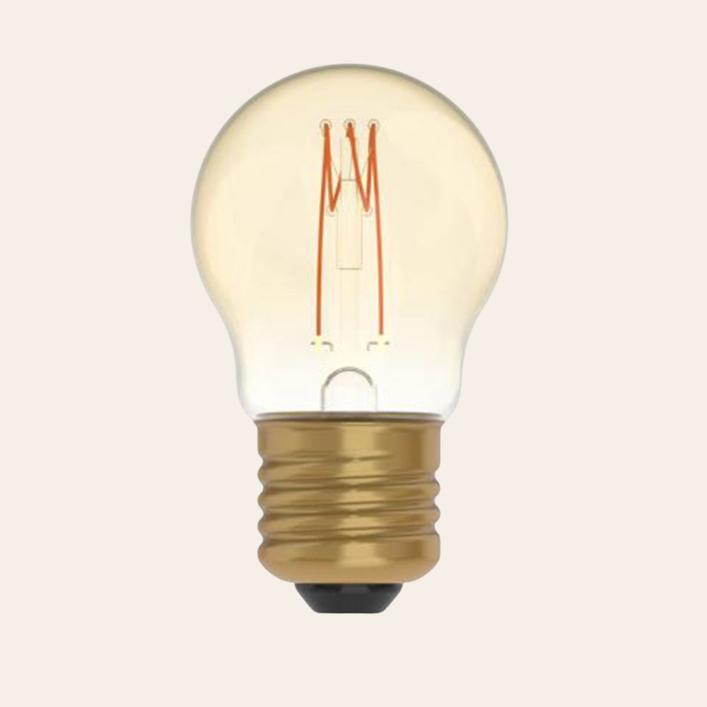 Led lichtbron met E27 fitting filament 2,5W, 1800K, dimbaar G45 vorm
