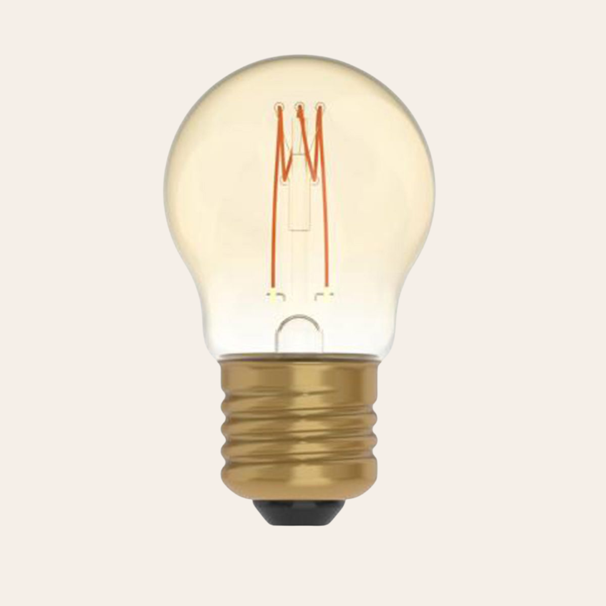 Led lichtbron met E27 fitting filament 2,5W, 1800K, dimbaar G45 vorm