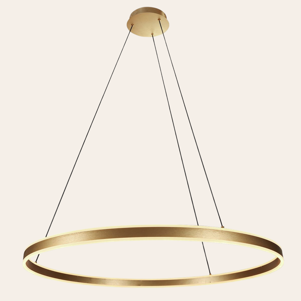 Steinhauer Ringlux Hanglamp Eettafel | Gouden LED Ring Ø100 cm, Verstelbaar