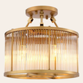 Eichholtz Bernardi S Plafondlamp | Antiek Messing, Art Deco Design