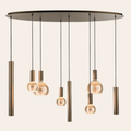 Ztahl Riva Hanglamp met Segula Lichtbronnen - 8-Lichts Design Hanglamp Verstelbaar 140 cm