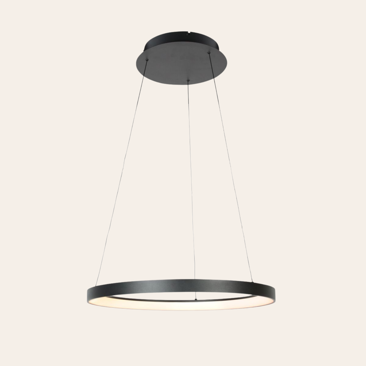 Steinhauer Ringlede Hanglamp Zwart | Dimbaar, Verstelbaar, Modern Ringdesign Steinhauer
