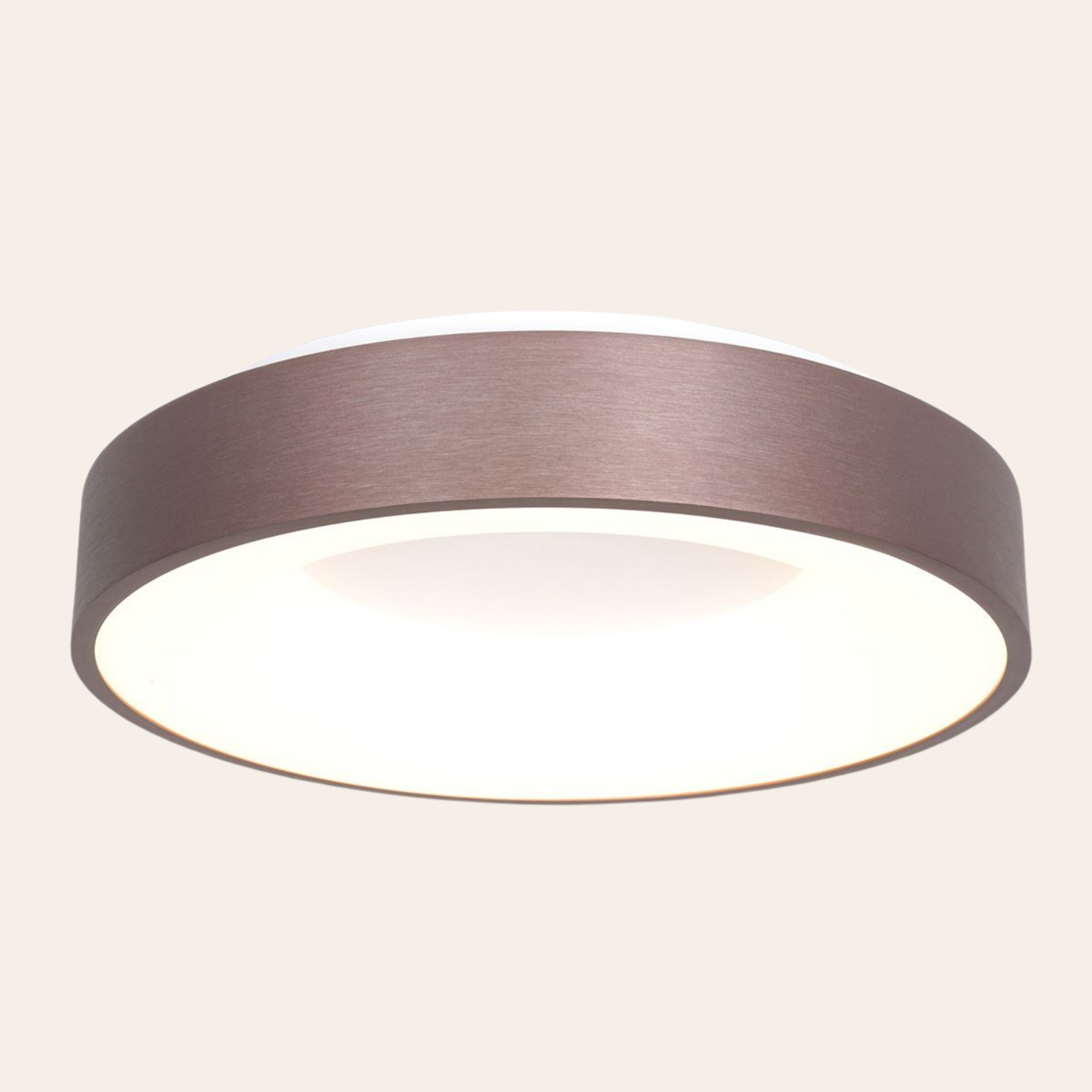 Steinhauer Ringlede Plafondlamp | Bronzen LED Ø48 cm, Dimbaar voor Slaapkamer en Woonruimte Steinhauer