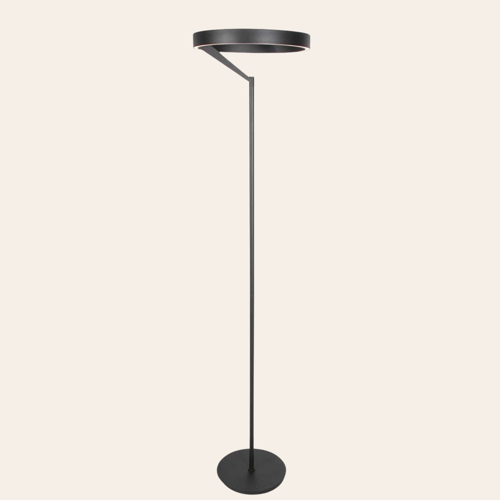 Steinhauer Mykty Vloerlamp | Zwarte LED, Dimbaar, 170 cm Hoog voor Woonkamer Steinhauer