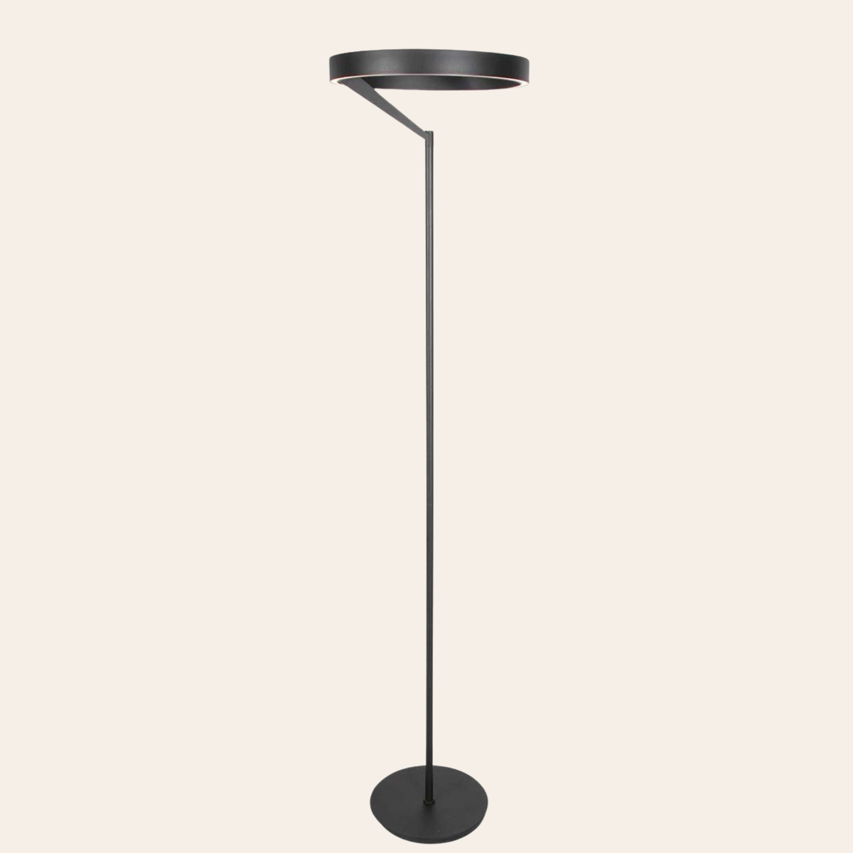 Steinhauer Mykty Vloerlamp | Zwarte LED, Dimbaar, 170 cm Hoog voor Woonkamer Steinhauer