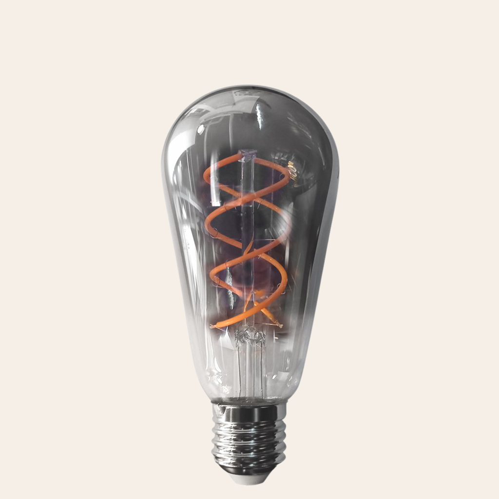 055 Dimbare smoke lichtbron met E27 fitting 140 Lumen 1800 Kelvin 4,5 Watt