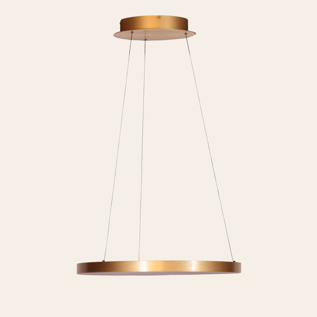 Steinhauer Ringlede Hanglamp Goud | Dimbaar, Verstelbaar, Modern Ringdesign Steinhauer