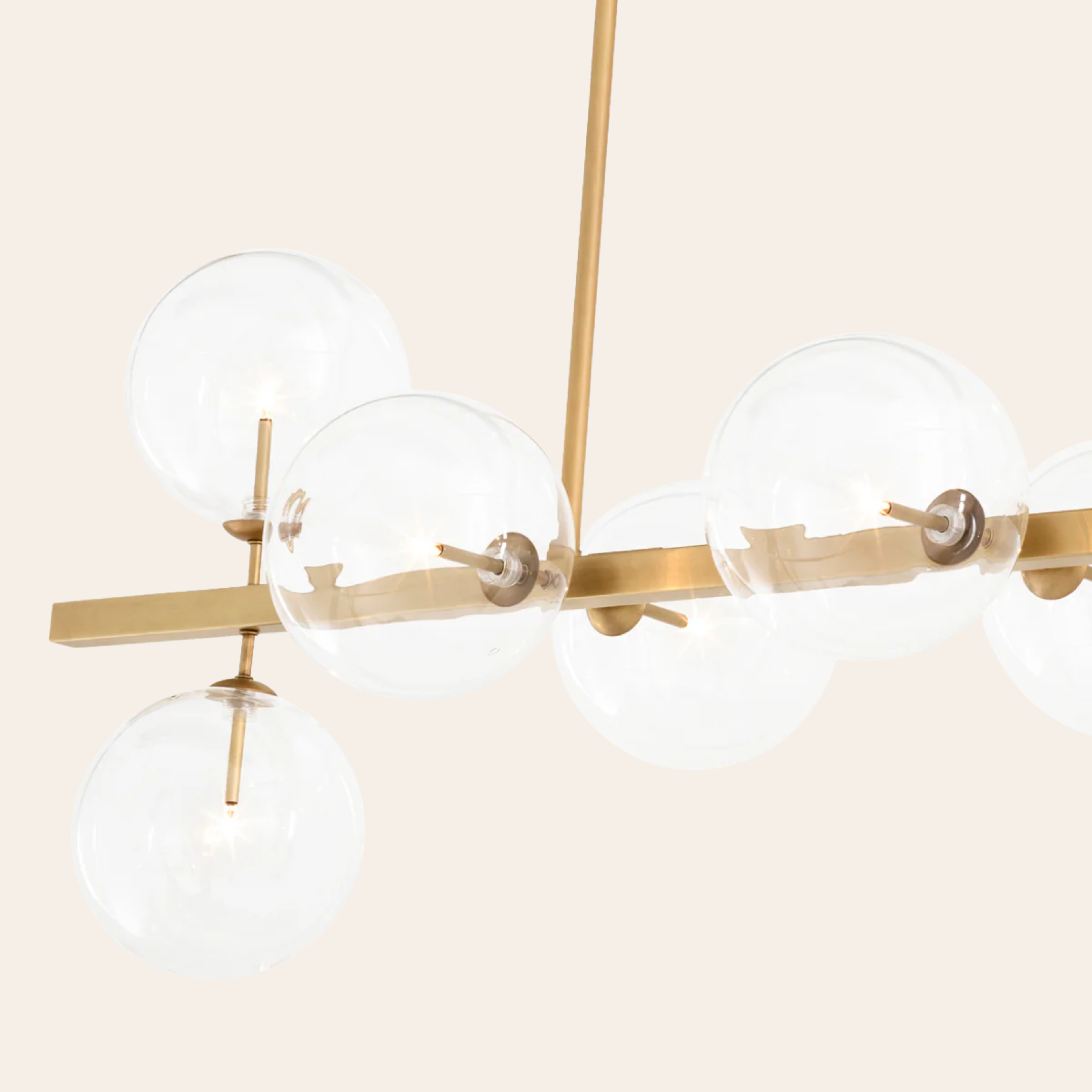 Eichholtz Largo Hanglamp Eettafel | Antiek Messing, Retro-Chic Design