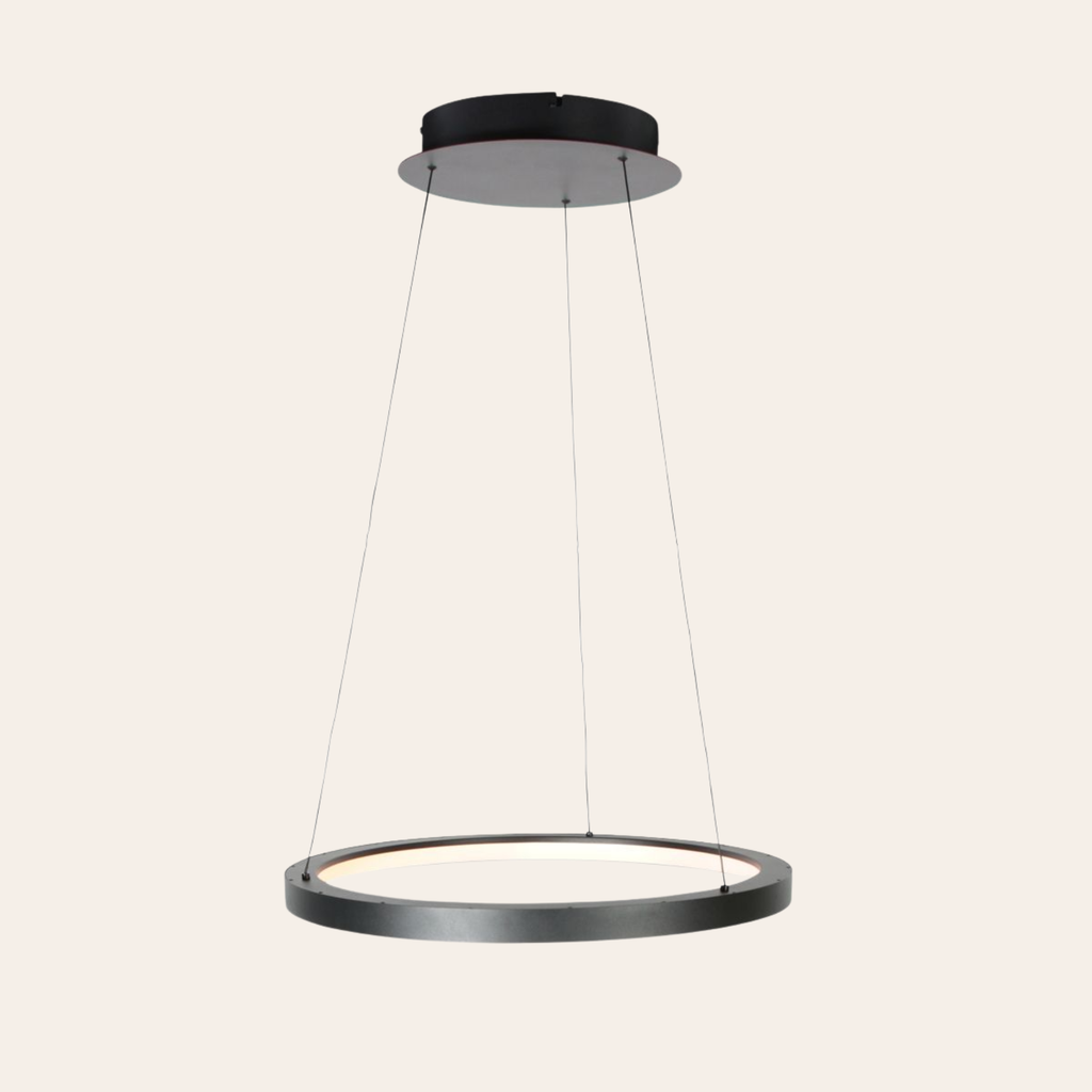 Steinhauer Ringlede Hanglamp Zwart | Dimbaar, Verstelbaar, Modern Ringdesign