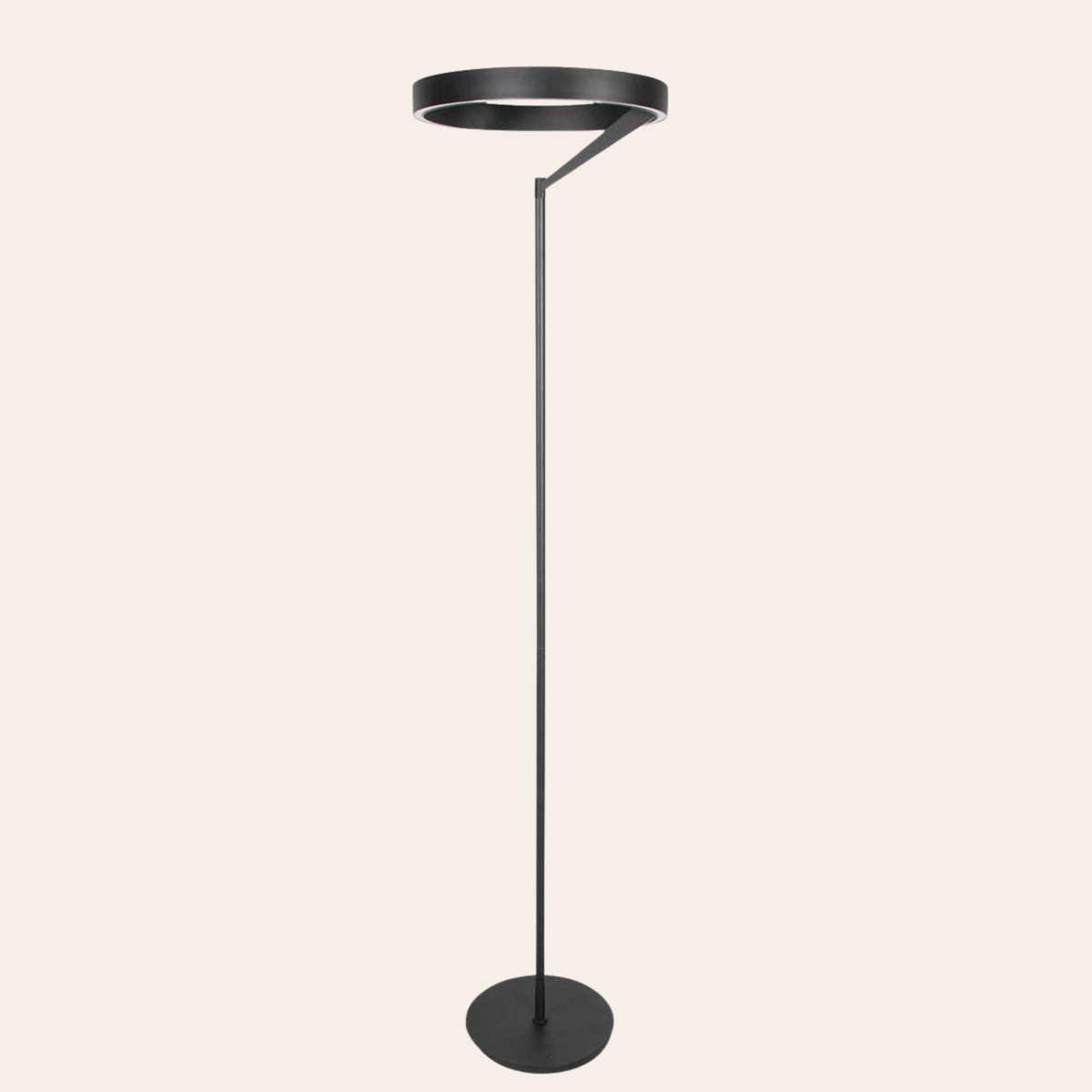 Steinhauer Mykty Vloerlamp | Zwarte LED, Dimbaar, 170 cm Hoog voor Woonkamer Steinhauer