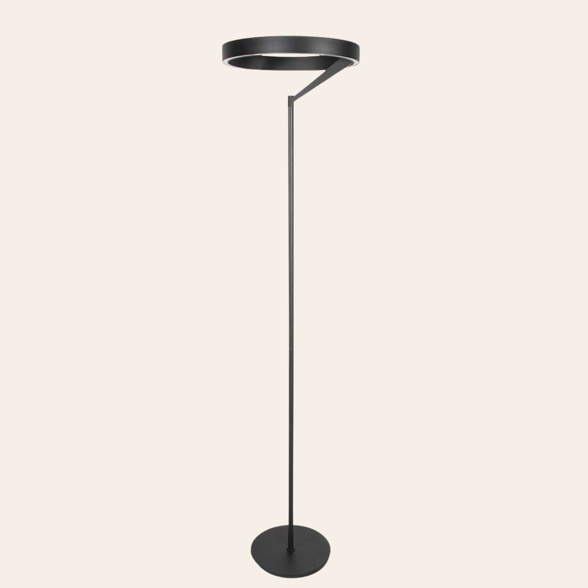 Steinhauer Mykty Vloerlamp | Zwarte LED, Dimbaar, 170 cm Hoog voor Woonkamer