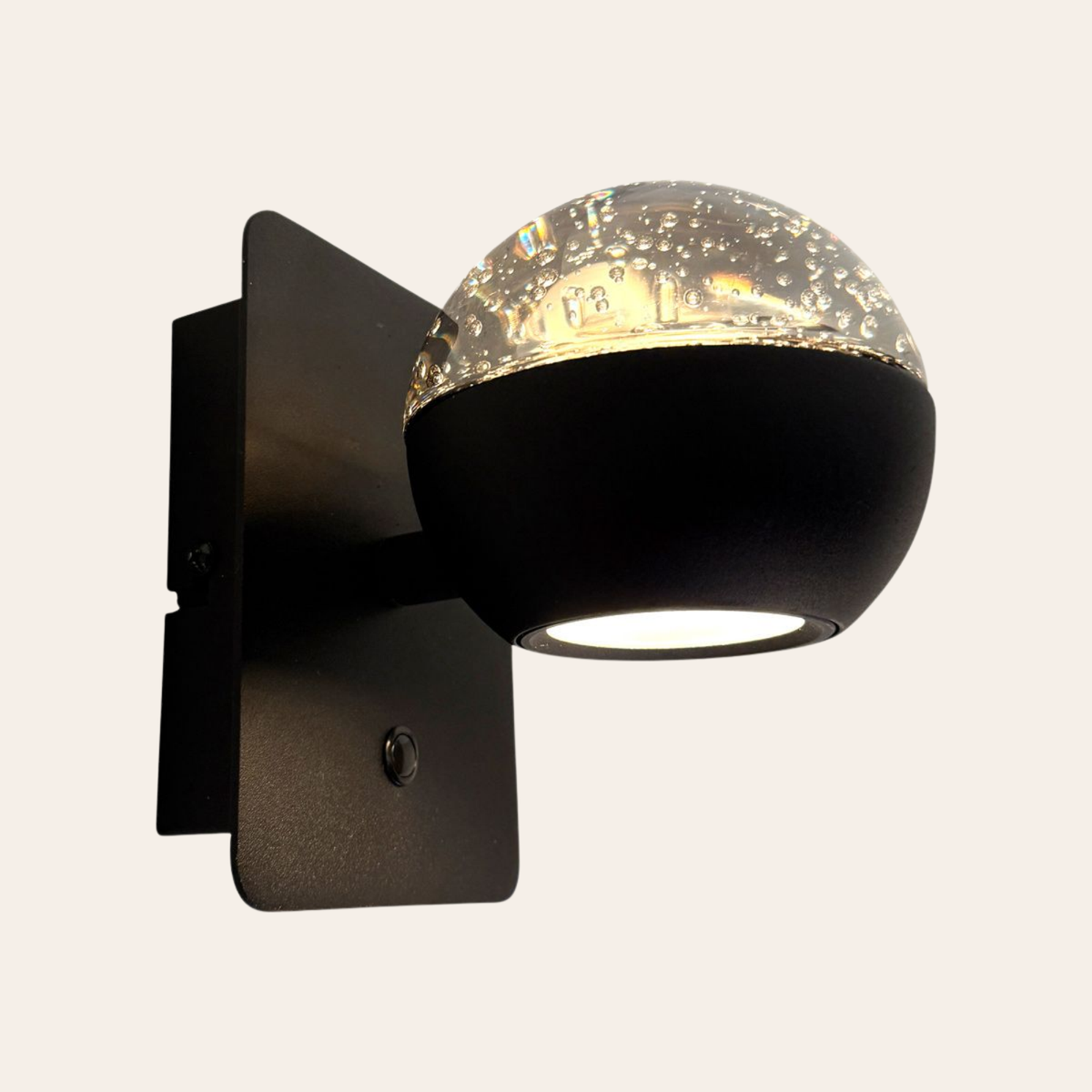 Steinhauer Belluno Wandlamp | Zwart, Dimbaar, LED 9W Steinhauer