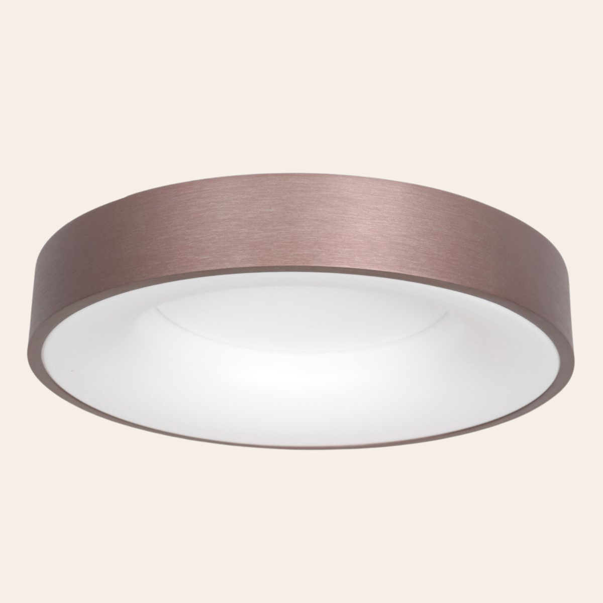 Steinhauer Ringlede Plafondlamp | Bronzen LED Ø48 cm, Dimbaar voor Slaapkamer en Woonruimte Steinhauer