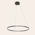 Steinhauer Ringlux Hanglamp | Zwarte LED-ring Ø80 cm, Verstelbaar voor Eettafel en Woonkamer