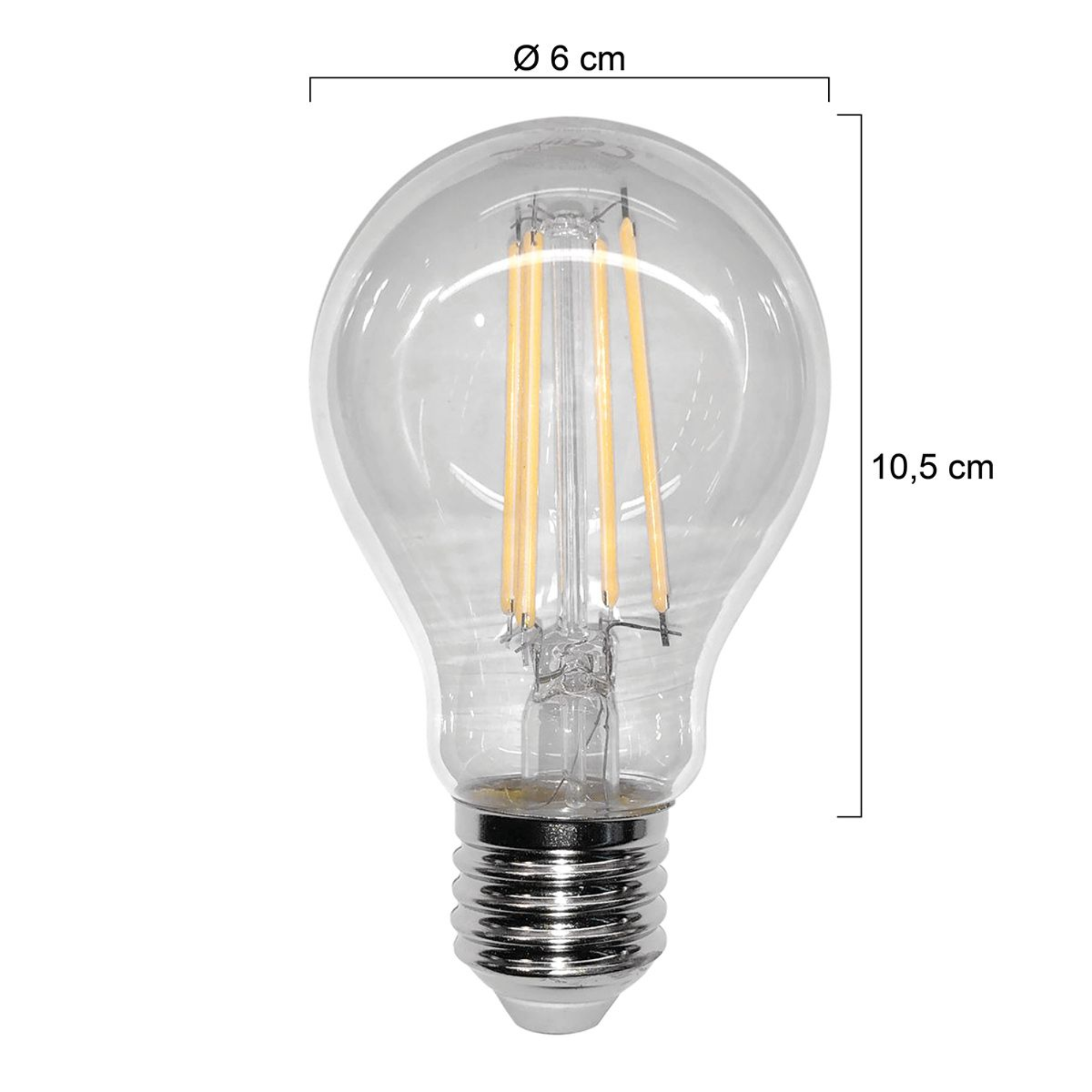 3 Steps Led lichtbron 7W E27 Filament Osram