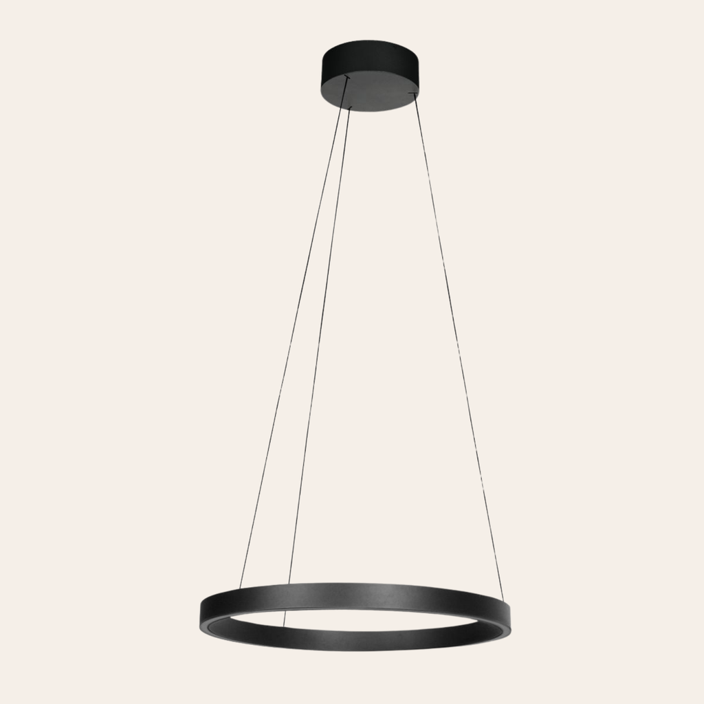 Steinhauer Mykty Hanglamp | Zwart LED, Verstelbare Hoogte voor Eettafel en Woonkamer Steinhauer