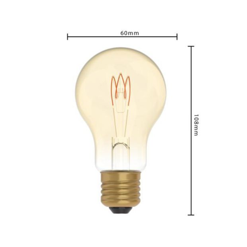 Steinhauer Led filament lichtbron I15088S met E27 fitting - dimbaar - 1800K - 2.5W - 136 Lumen