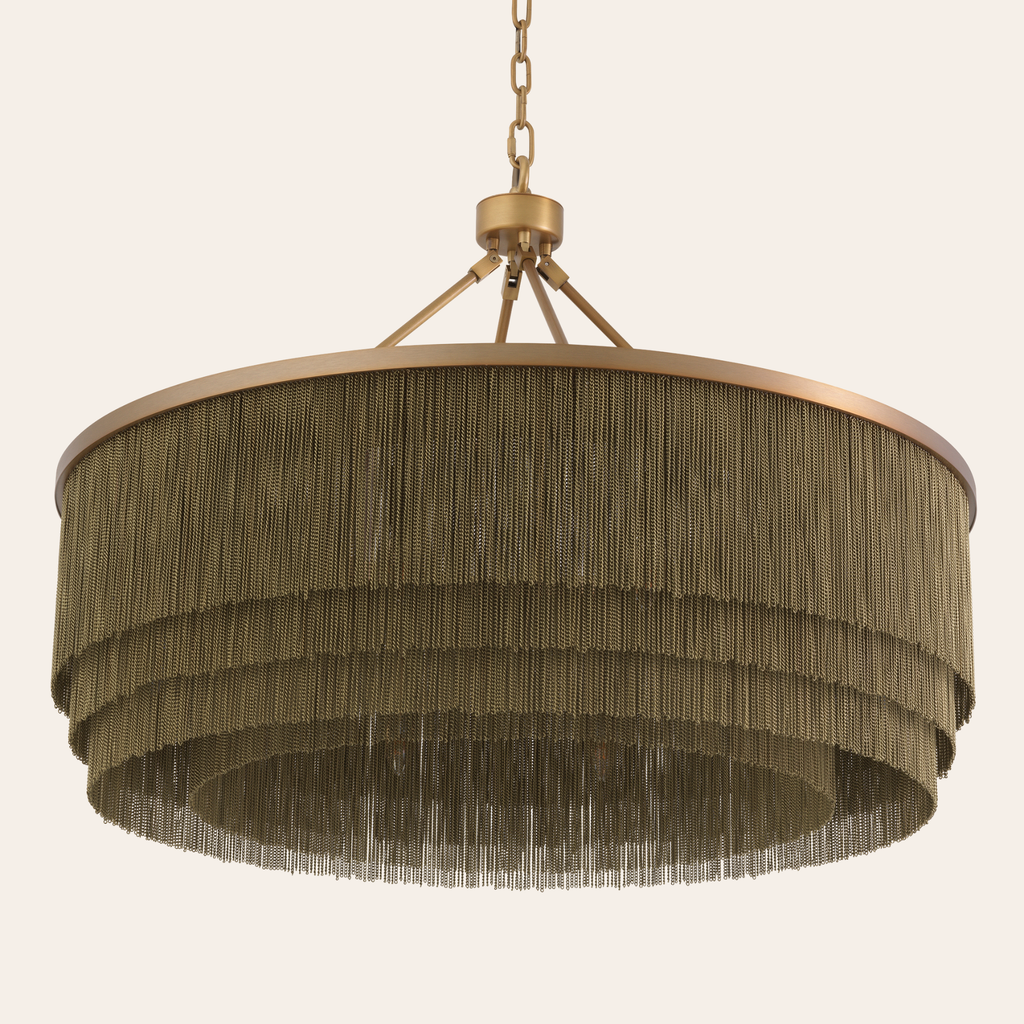 Eichholtz Tissot Kroonluchter L | Antiek Messing, Groot