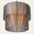 Eichholtz Imperial Double Kroonluchter | Brushed Brass, Smoke Glass