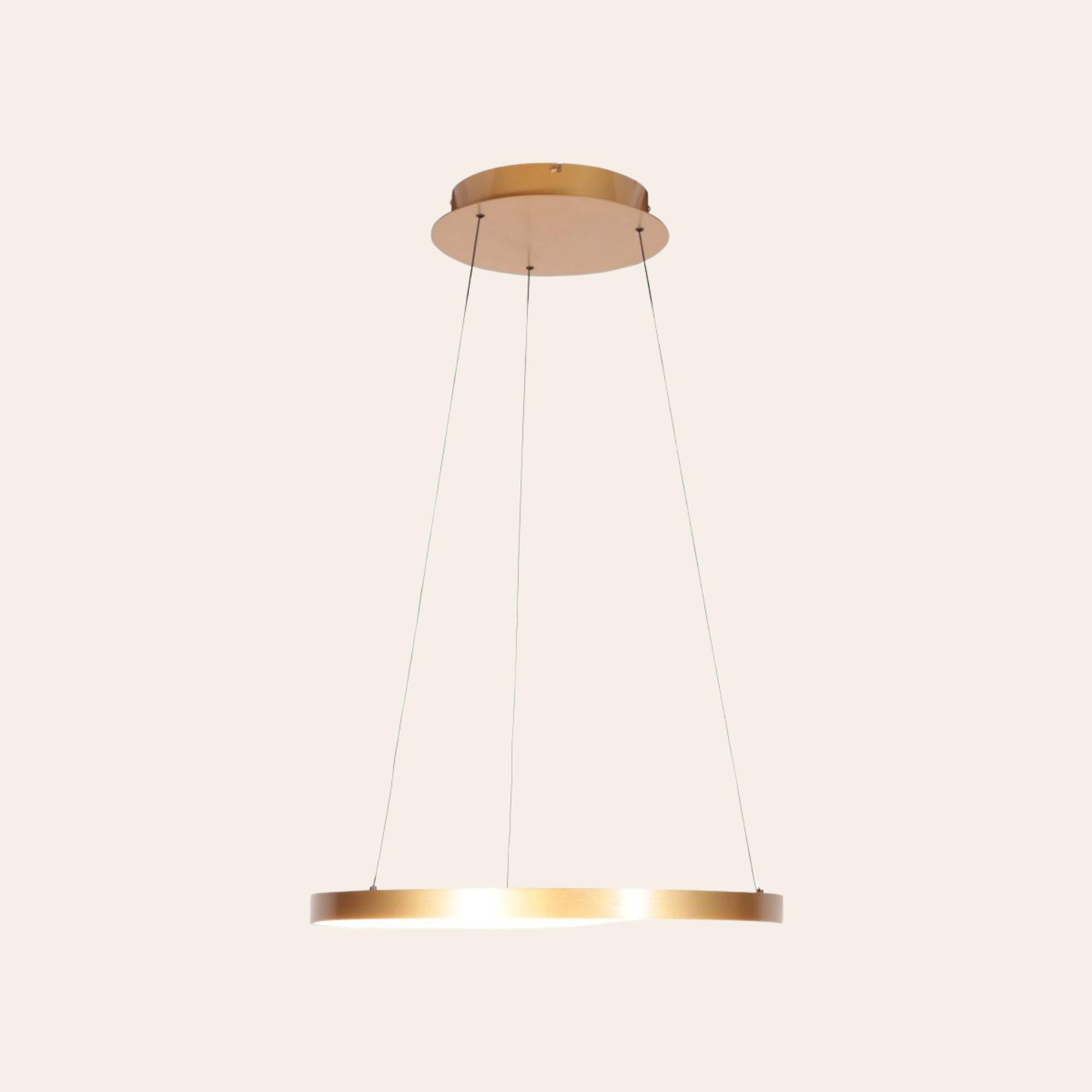 Steinhauer Ringlede Hanglamp Goud | Dimbaar, Verstelbaar, Modern Ringdesign