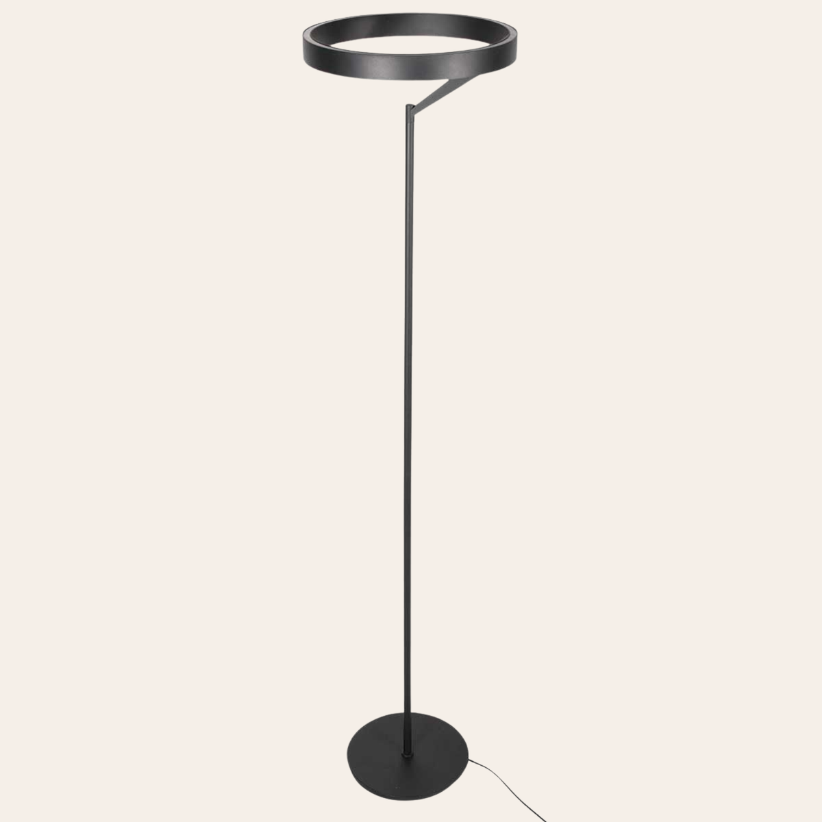 Steinhauer Mykty Vloerlamp | Zwarte LED, Dimbaar, 170 cm Hoog voor Woonkamer Steinhauer