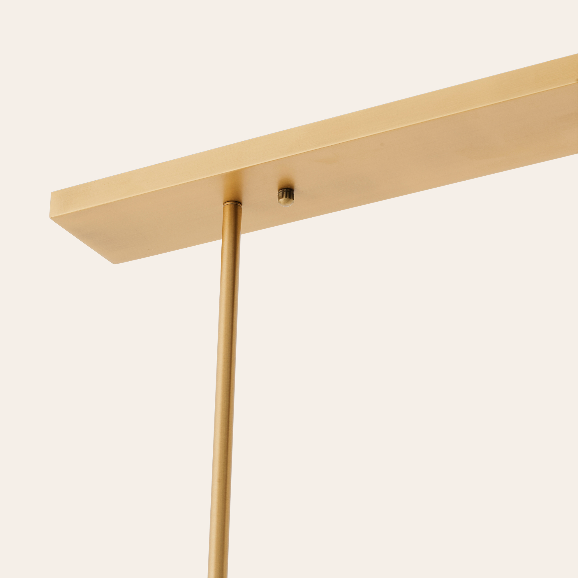 Eichholtz Laurent Rechthoekige Kroonluchter Antiek Messing met Gerookt & Champagneglas - 11-Lichts Hanglamp 127 cm