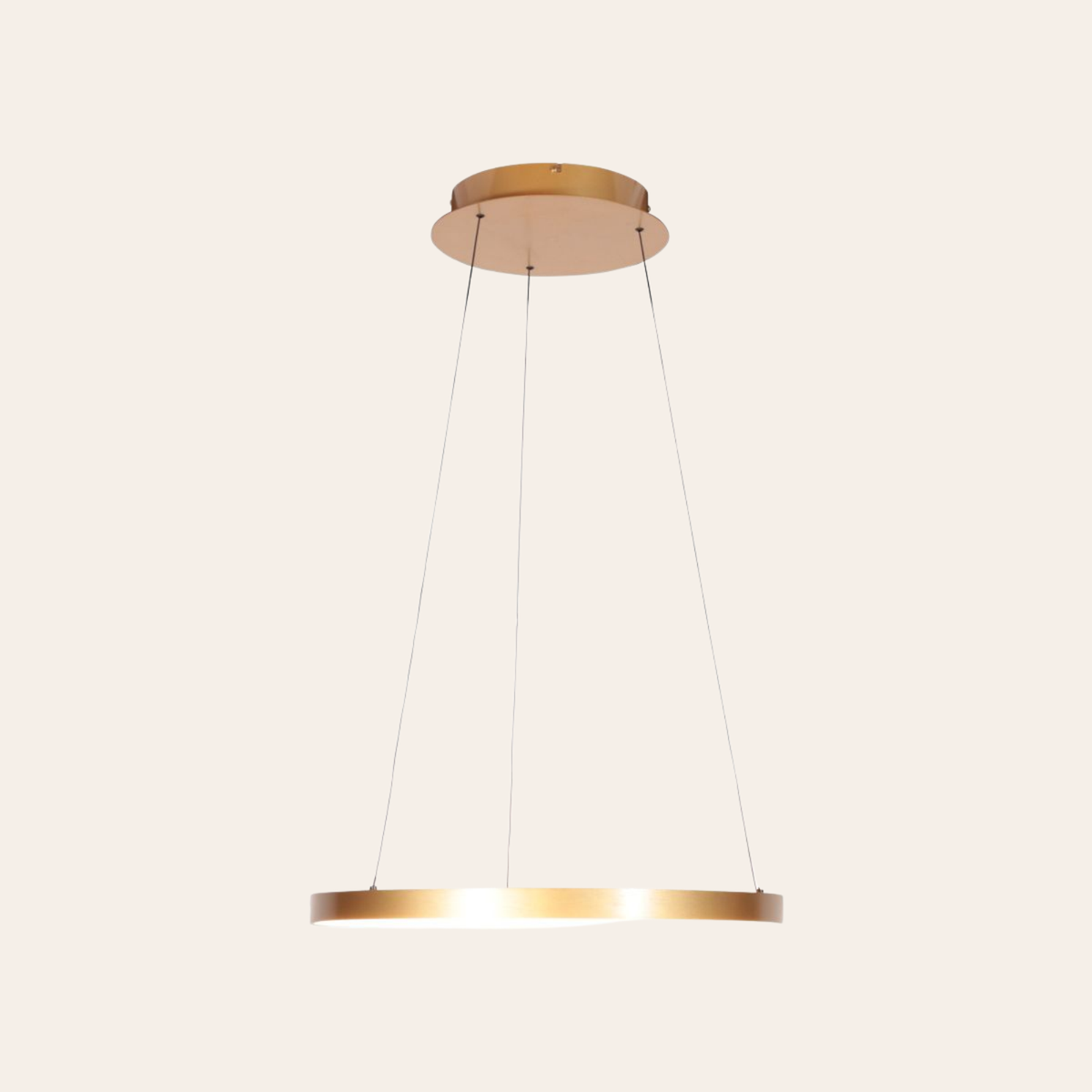 Steinhauer Ringlede Hanglamp Goud | Dimbaar, Verstelbaar, Modern Ringdesign Steinhauer