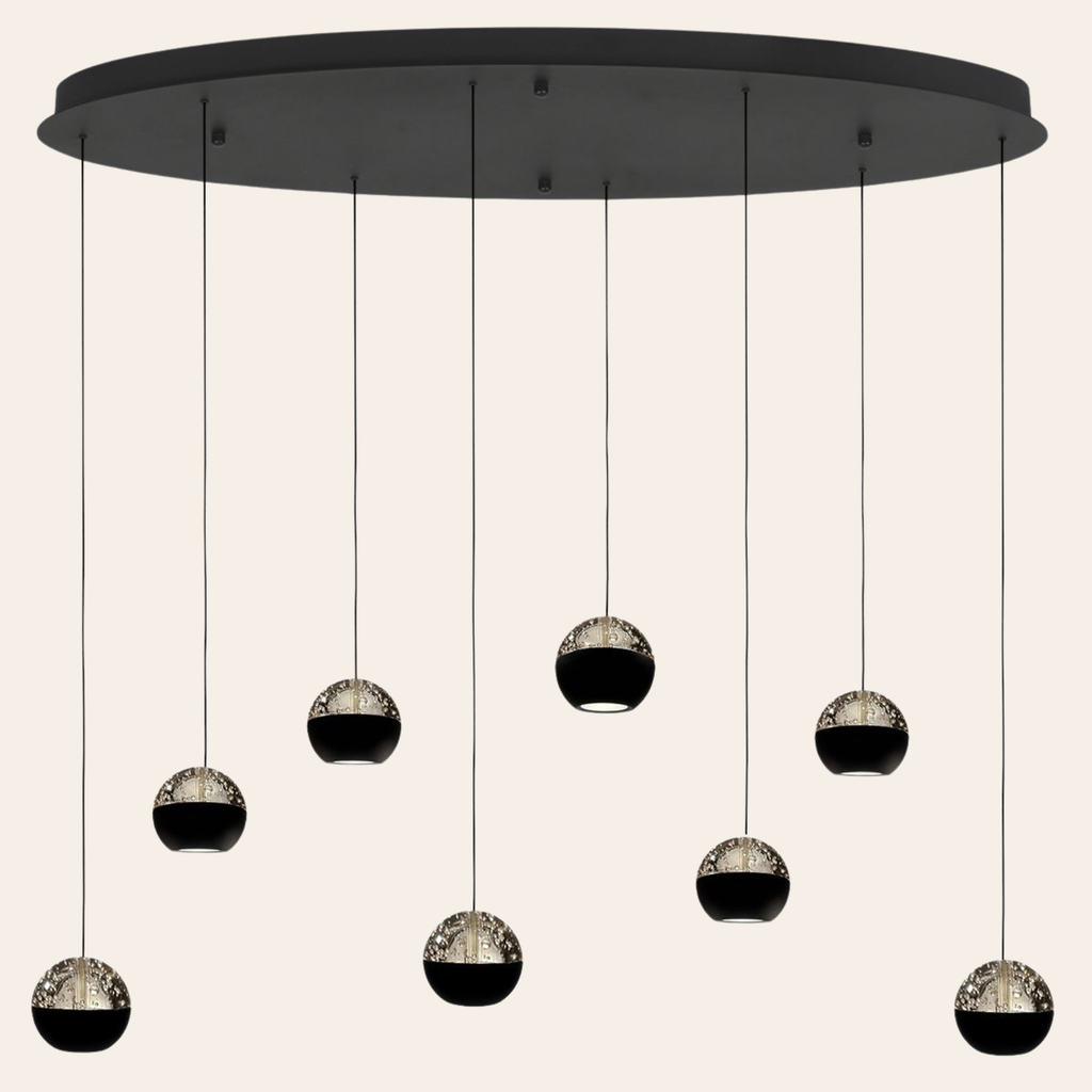 Steinhauer Belluno Hanglamp | 8-Lichts, Verstelbaar Cable Lift voor Eettafel en Woonkamer