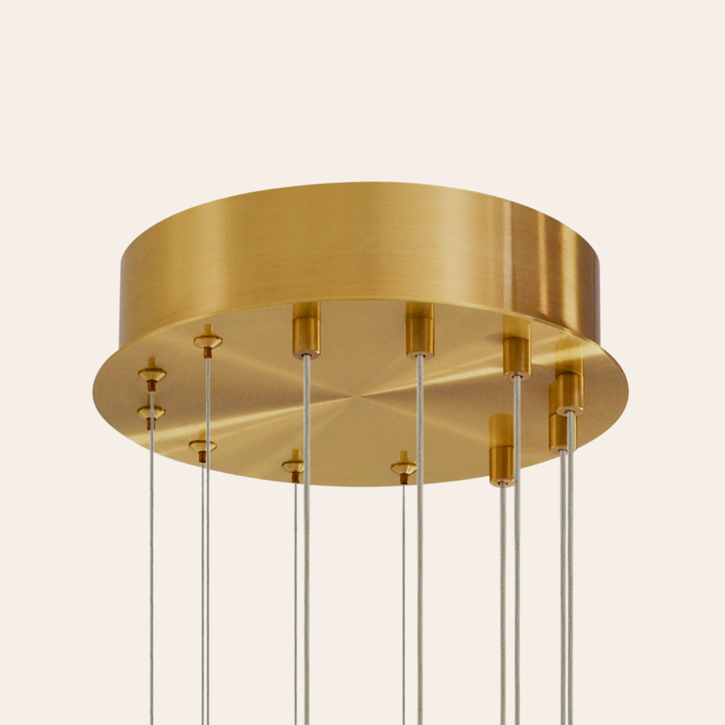 Eichholtz Kimpton Hanglamp Eettafel | Antiek Messing, Verstelbaar LED