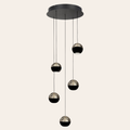 Steinhauer Belluno Hanglamp | 5-lichts, Smoke Glas, Verstelbaar Cable Lift