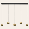 Steinhauer Belluno Hanglamp Messing | Verstelbaar 5-Lichts, Modern Voor Eettafel