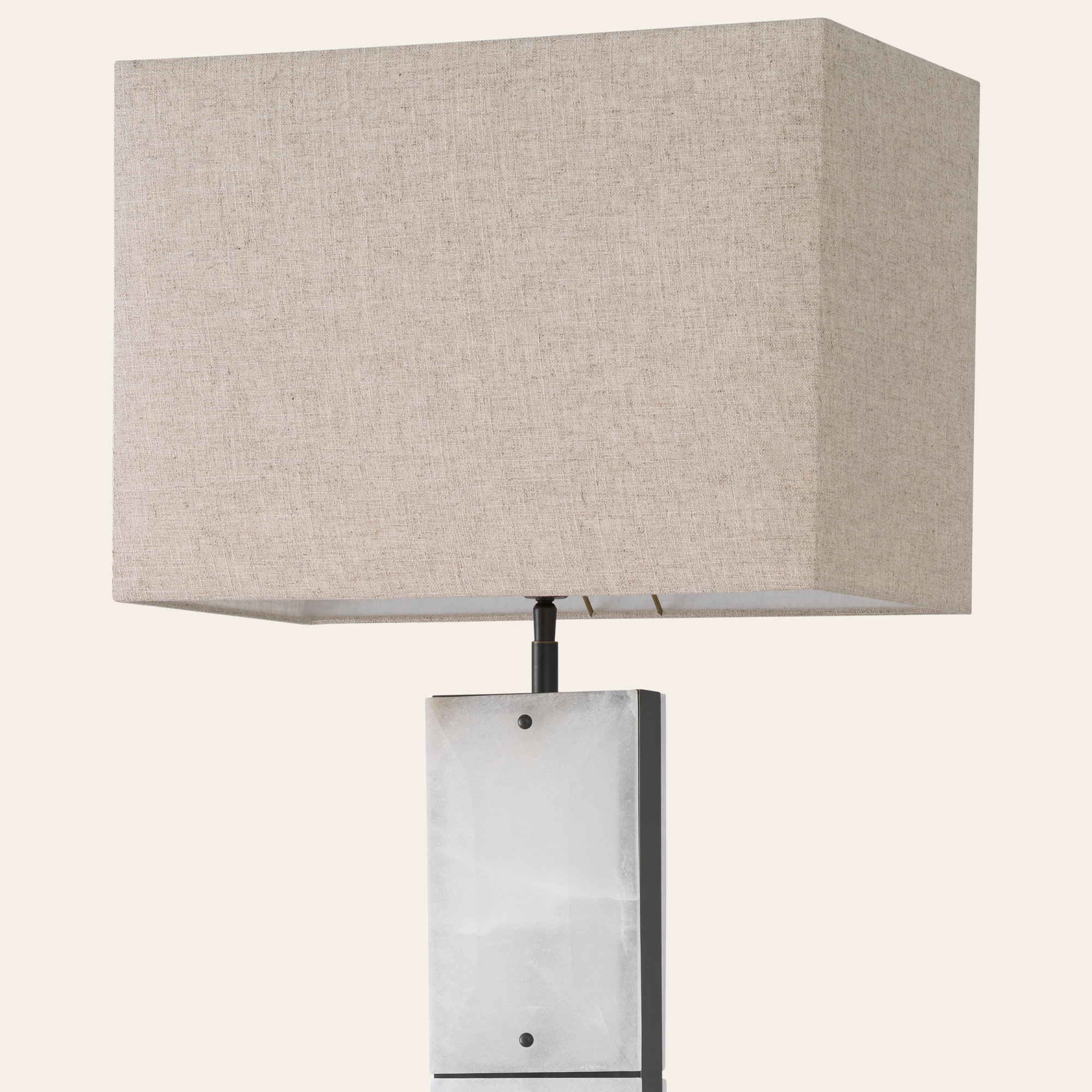 Eichholtz Ortiz Vloerlamp | Alabaster en Brons, Warm Licht