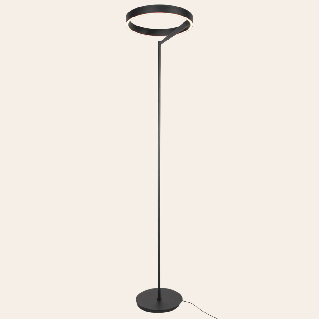Steinhauer Mykty Vloerlamp | Zwarte LED, Dimbaar, 170 cm Hoog voor Woonkamer Steinhauer
