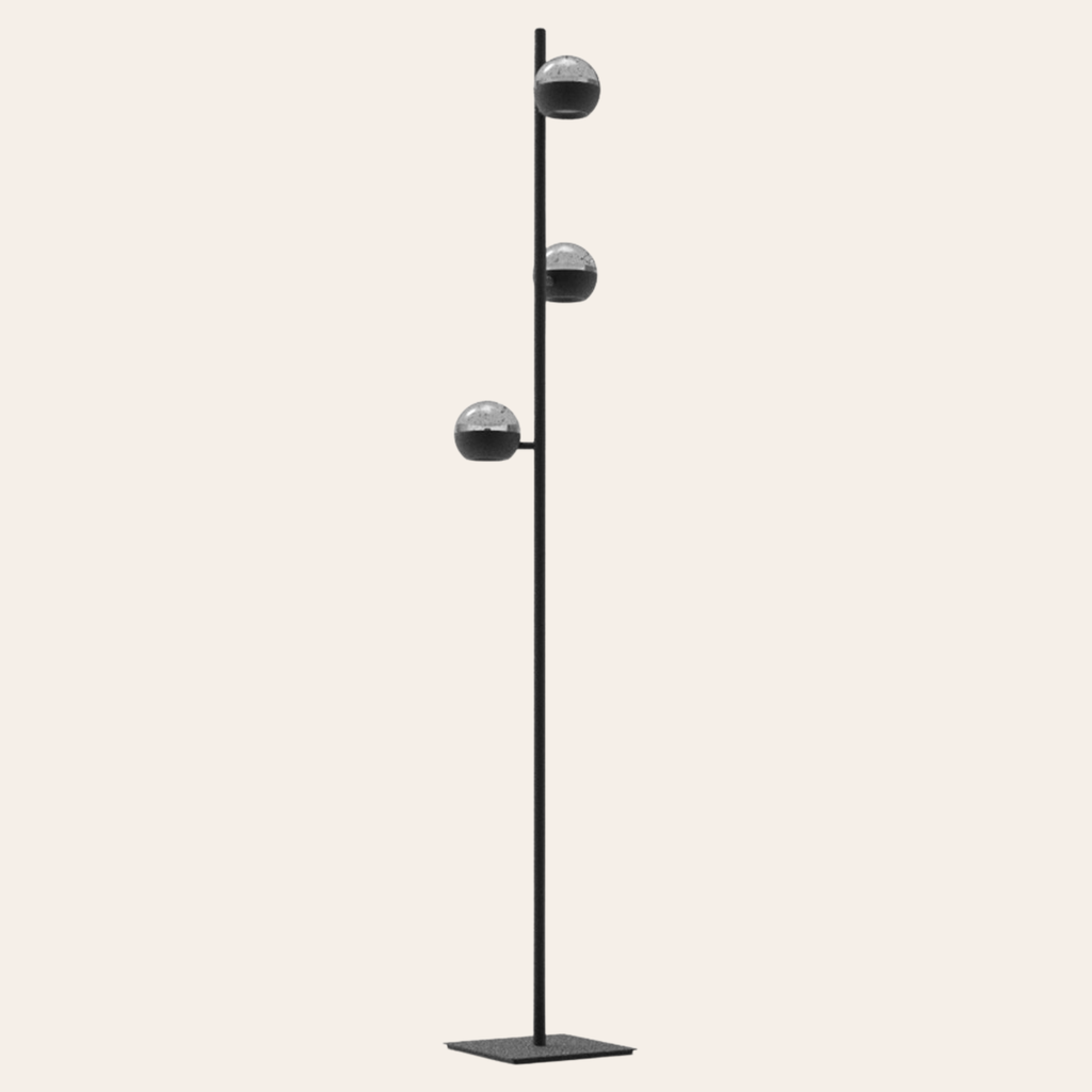 Steinhauer Belluno Vloerlamp | Smoke Glas, Dimbaar, 3-Lichts Design voor Woonkamer