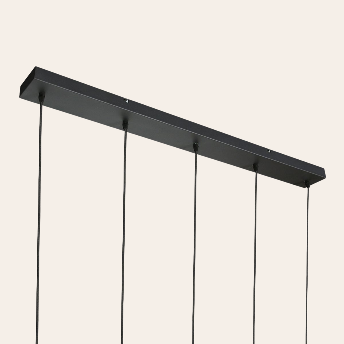 Steinhauer Glimsy Hanglamp | Zwart Metaal, Smoke Glas, Verstelbaar voor Eettafel Steinhauer