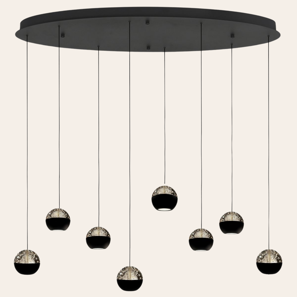 Steinhauer Belluno Hanglamp | 8-Lichts, Verstelbaar Cable Lift voor Eettafel en Woonkamer