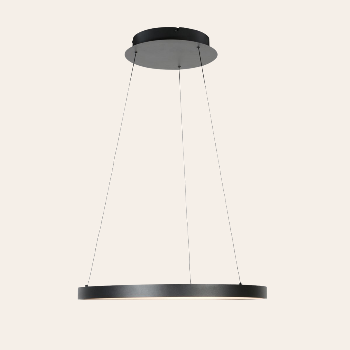 Steinhauer Ringlede Hanglamp Zwart | Dimbaar, Verstelbaar, Modern Ringdesign Steinhauer
