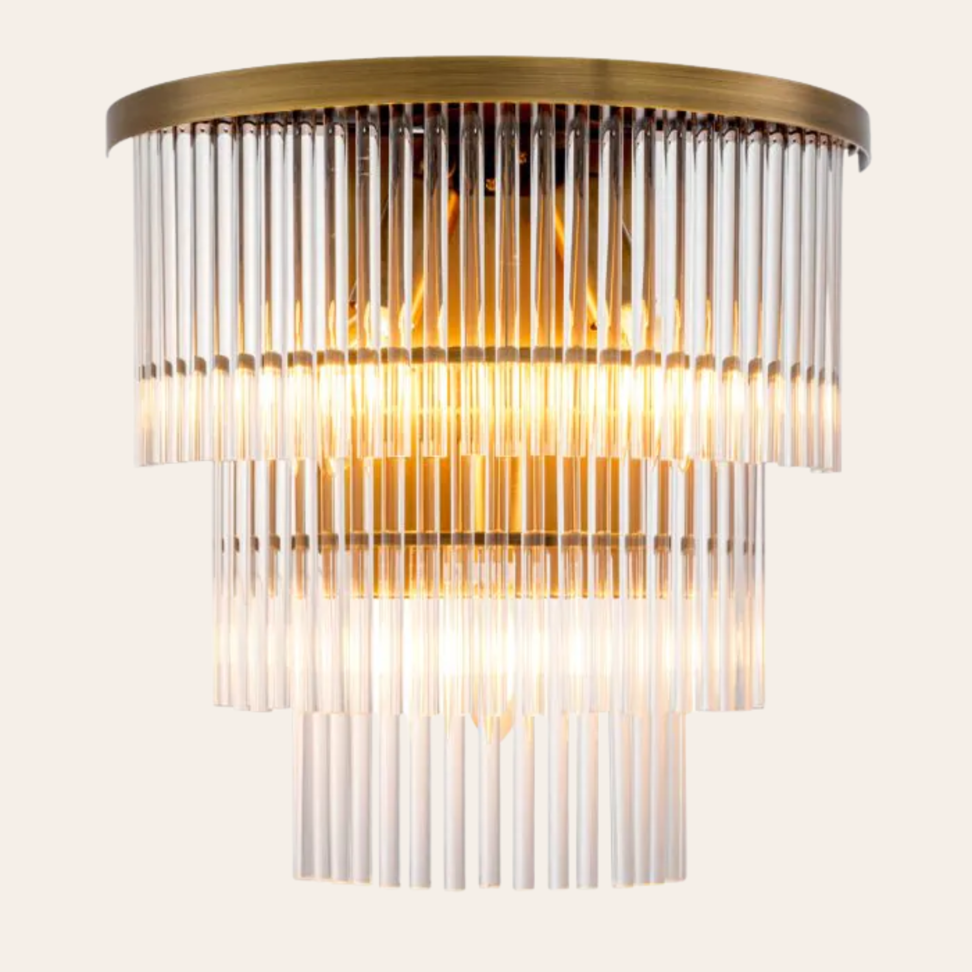 Eichholtz East Wandlamp | Antiek Messing, Art Deco Design