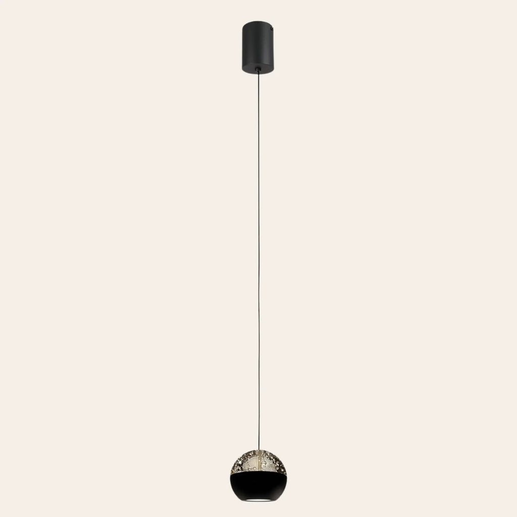 Steinhauer Belluno Hanglamp | Zwart, Smoke Glas, Dim to Warm LED Steinhauer